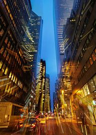 New York bei Nacht von Volker Banken