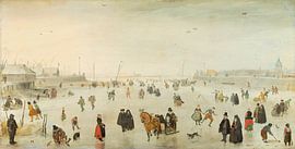 A Scene on the Ice, Hendrik Avercamp