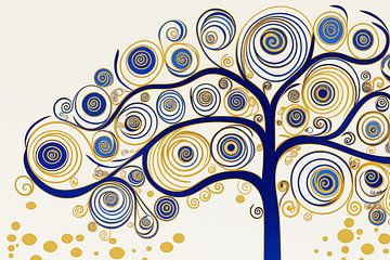 Tree of Life, Gustav Klimt van Caroline Guerain