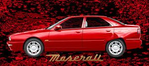Maserati Quattroporte IV in red