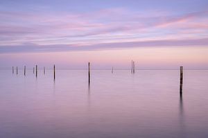 Atmospheric sunrise at Lake Markermeer by Sander Grefte