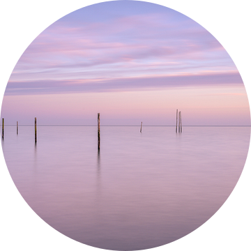 Sfeervolle zonsopkomst bij het Markermeer van Sander Grefte