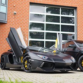 Lamborghini Aventador et Urus noircis. sur Joost Prins Photograhy