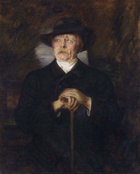 FRANZ VON LENBACH, Otto von Bismarck, 1890. par Atelier Liesjes