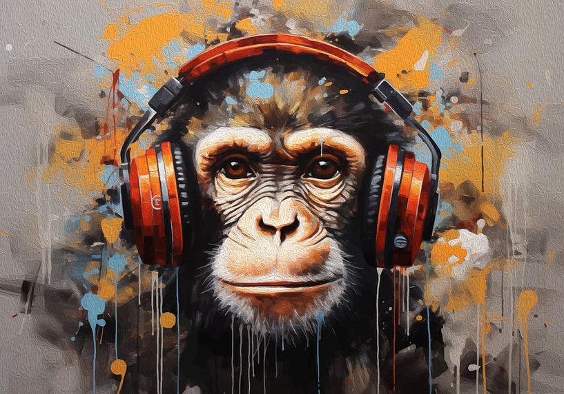 DJ-Affe von Andreas Magnusson