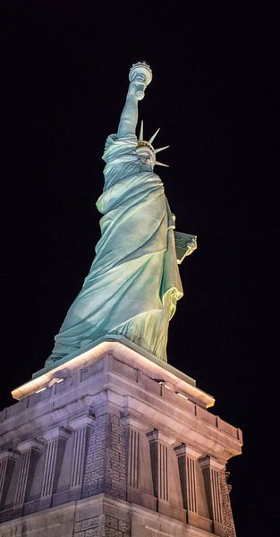 Het vrijheidsbeeld in Las Vegas van Rietje Bulthuis