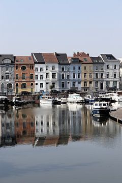 Colourful Ghent Dampoort Waterways Reflections by Imladris Images