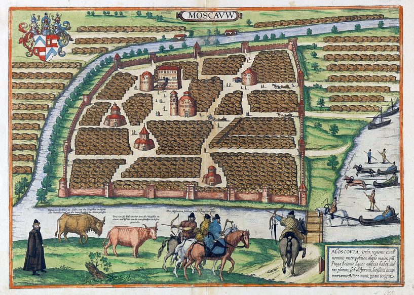 Moskou, 1575 van Atelier Liesjes