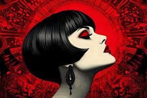 Art Deco Traum in Rot