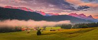 Panorama Beierse Alpen van Henk Meijer Photography thumbnail