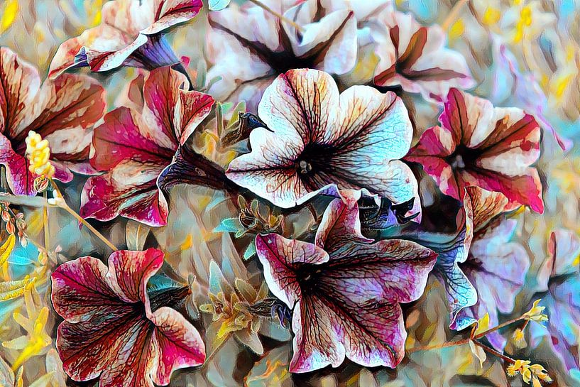 Sommerblumen Ölmalerei von Patricia Piotrak