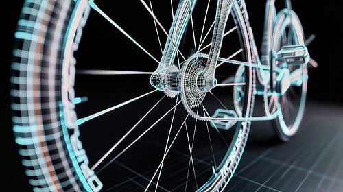 Lichtgevend fietsontwerp