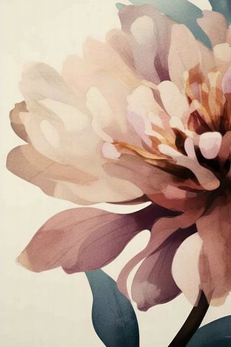 Modern dahlia 1 by Floral Abstractions