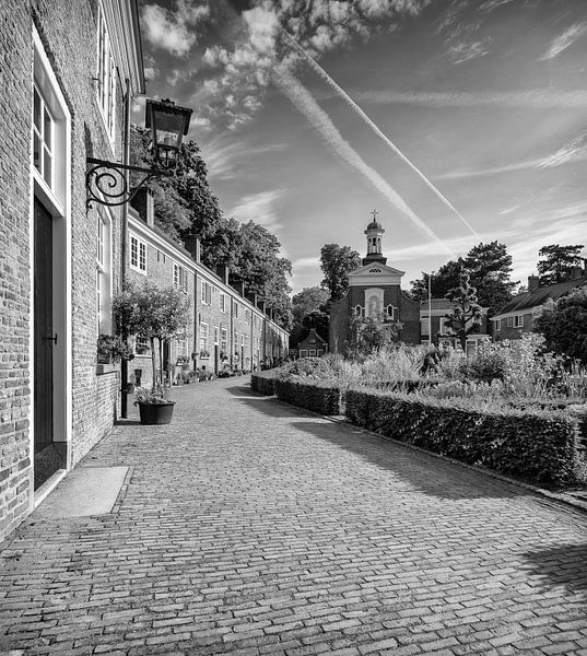 Begijnhof Breda Zwart Wit van JPWFoto