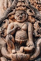 Detail of temple in Inwa, Myanmar