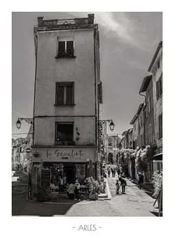 Reiseplakat Arles, Frankreich von Martijn Joosse