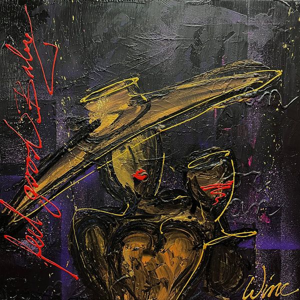Feel good baby by Geoffrey Wijn - WINE ART GALLERY