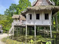 Chalet chinois dans les jardins d'Arcen