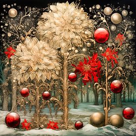 Weihnachtliche Atmosphäre von Carla van Zomeren