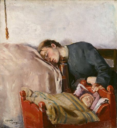 Christian Krohg~Moeder en kind