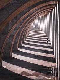 Hardloper in de  haven van Tazacorte van Willemijn Wolthaus