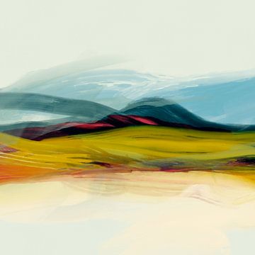 abstract landschap van Ana Rut Bre