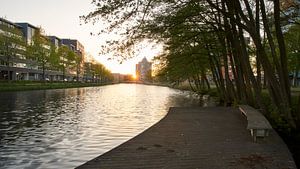Sonnenuntergang am Apeldoorn-Kanal