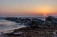 Sunrise on Eckernförde beach
