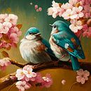 Birds & Blossom 2 by Bianca ter Riet thumbnail