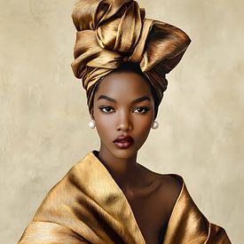 Stillness in Gold von Rosa Noir