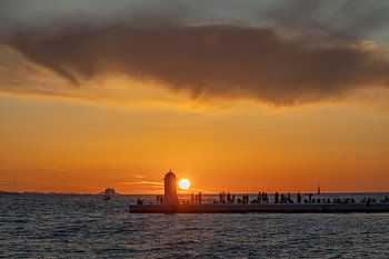 Coucher de soleil à Zadar