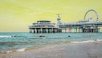 Scheveningen pier, pop art style by Karin vanBijlevelt thumbnail