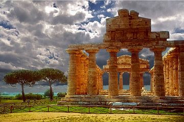 Tempel van Athena van Leopold Brix