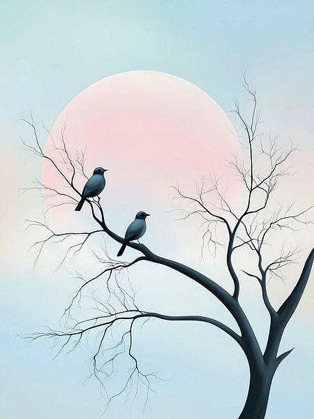 Romantic moon by haroulita