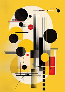 Bauhaus Poster Plakat Gelb
