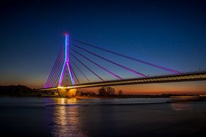 Pont sur le Rhin inférieur à Wesel