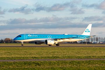 Klm cityhopper embraer 190 e2 polderbaan schiphol sur Arthur Bruinen