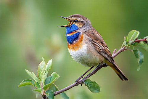 Blauwborst (Luscinia svecica)