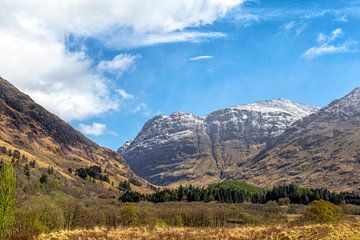 Schilderachtige natuurschoon in Glen Coe, Schotse Hooglanden, Schotland, Verenigd Koninkrijk van Mieneke Andeweg-van Rijn