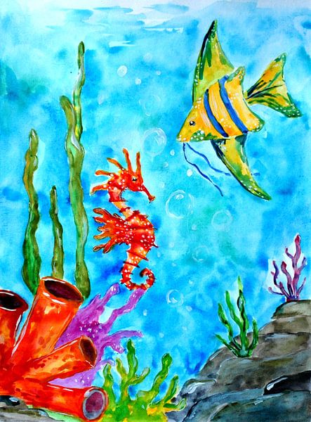 Hippocampes et amis des poissons par Sebastian Grafmann