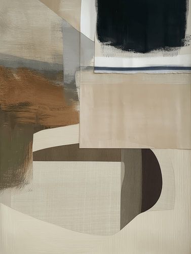 Collage im Japandi-Stil von Japandi Art Studio