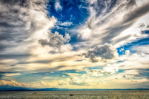 Wolken op het Bodenmeer