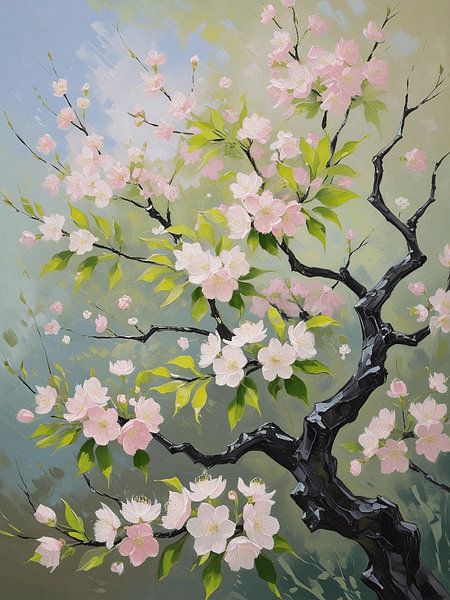 Sérénité enchanteresse des fleurs de printemps par Artistic