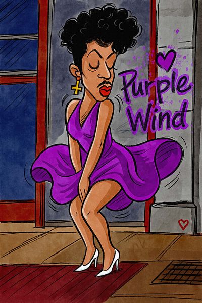 Violetter Wind von Moonheart Artworks