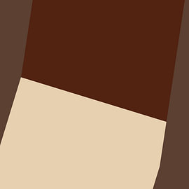 Minimalist Mid-Century Modern Shapes in Earthy Colors No. 2 by Abstract Minimalist Art