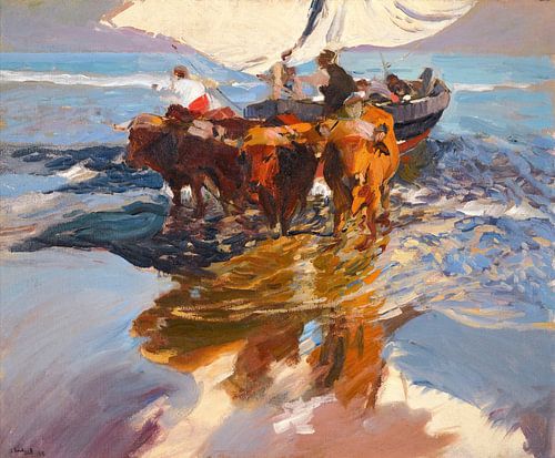 Playa De Valencia (The Return From Fishing), Joaquín Sorolla