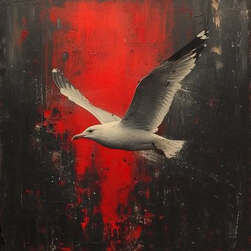 Scarlet Soar van Kunst Kriebels