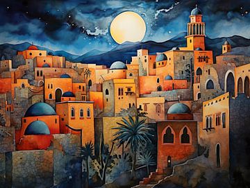 Marokko sketch van PixelPrestige