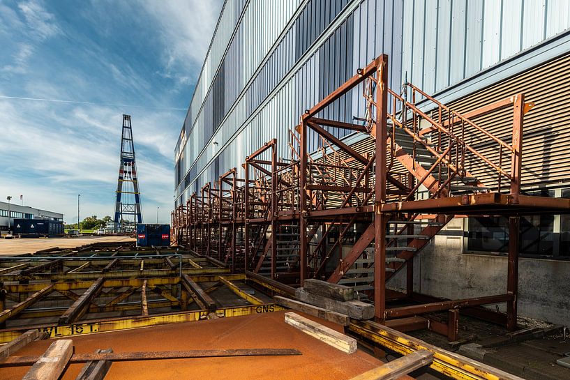 Port Industrial area. by Brian Morgan