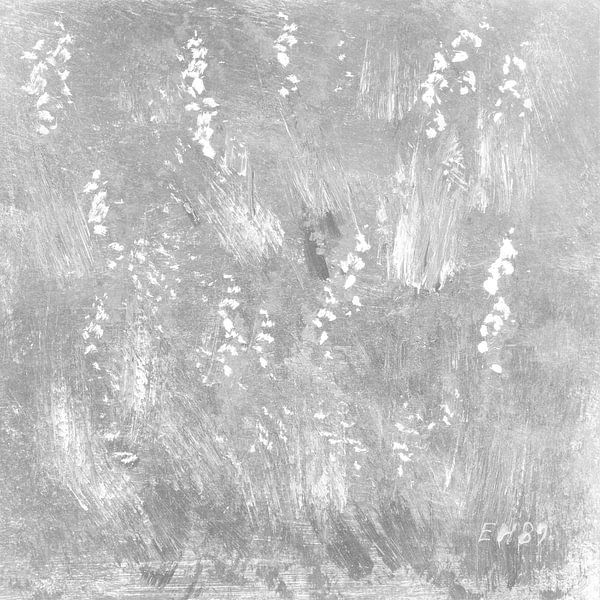 EH PAINTING ART 1989 #0472 Hyazinthenfeld Schwarz und weiß von Willem Hartgers